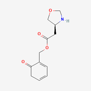 (S)-(6-Oxocyclohexa-1,3-dien-1-yl)methyl 2-(oxazolidin-4-yl)acetate