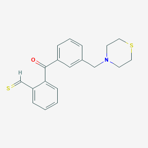 2-Thiomethyl-3'-thiomorpholinomethylbenzophenone