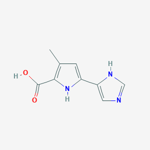 5-(1H-Imidazol-5-yl)-3-methyl-1H-pyrrole-2-carboxylic acid