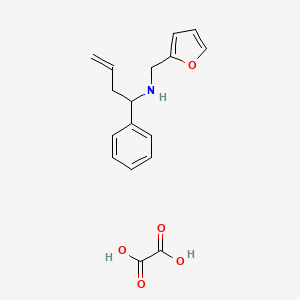 Furan-2-ylmethyl-(1-phenyl-but-3-enyl)-amine oxalate