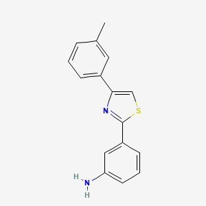 3-(4-(m-Tolyl)thiazol-2-yl)aniline