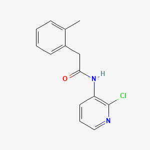 molecular formula C14H13ClN2O B1177200 N-(2-chloropyridin-3-yl)-2-(2-methylphenyl)acetamide 