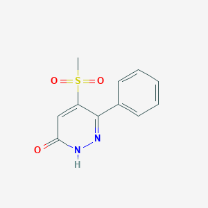 5-(Methylsulfonyl)-6-phenylpyridazin-3(2H)-one