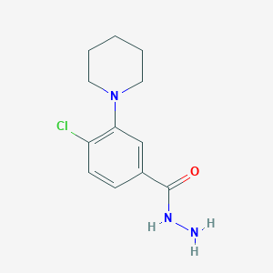 4-Chloro-3-(piperidin-1-yl)benzohydrazide