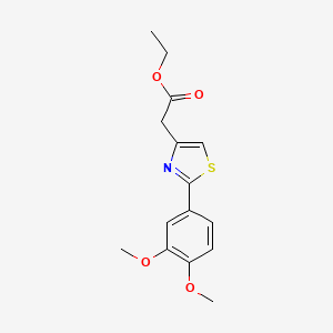 Ethyl 2-(2-(3,4-dimethoxyphenyl)thiazol-4-yl)acetate