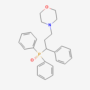 molecular formula C25H28NO2P B11772064 4-[3-(Diphenylphosphoryl)-3-phenylpropyl]morpholine CAS No. 51713-17-8