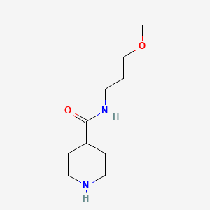 N-(3-methoxypropyl)piperidine-4-carboxamide