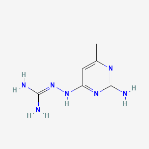 Guanidine, ((2-amino-6-methyl-4-pyrimidinyl)amino)-