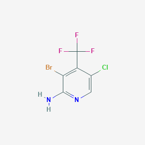 3-Bromo-5-chloro-4-(trifluoromethyl)pyridin-2-amine