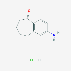 2-Amino-6,7,8,9-tetrahydro-5H-benzo[7]annulen-5-one hydrochloride