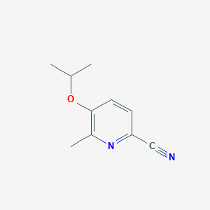 5-Isopropoxy-6-methylpicolinonitrile