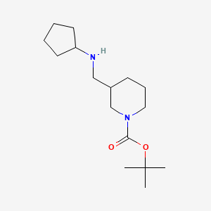 tert-Butyl 3-((cyclopentylamino)methyl)piperidine-1-carboxylate