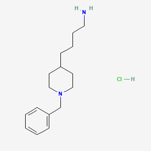 4-(1-Benzylpiperidin-4-yl)butan-1-amine hydrochloride