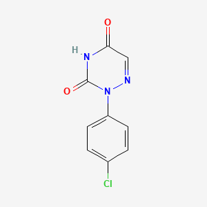 2-(4-Chlorophenyl)-1,2,4-triazine-3,5(2H,4H)-dione