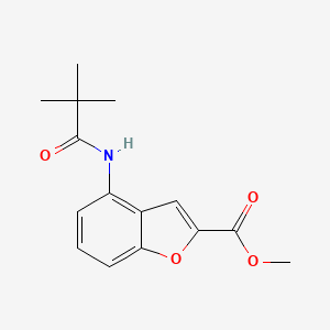 Methyl 4-pivalamidobenzofuran-2-carboxylate