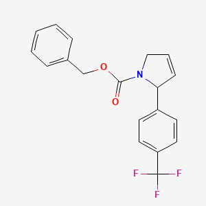 Benzyl 2-(4-(trifluoromethyl)phenyl)-2,5-dihydro-1H-pyrrole-1-carboxylate