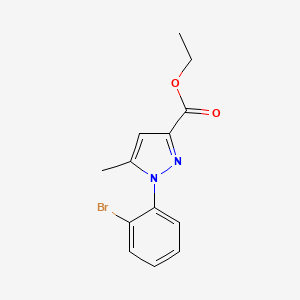 Ethyl 1-(2-bromophenyl)-5-methyl-1H-pyrazole-3-carboxylate