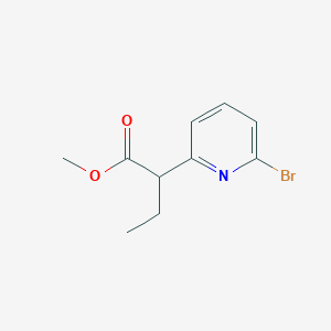 Methyl 2-(6-bromopyridin-2-yl)butanoate