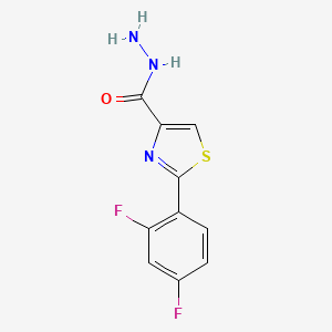 2-(2,4-Difluorophenyl)thiazole-4-carbohydrazide