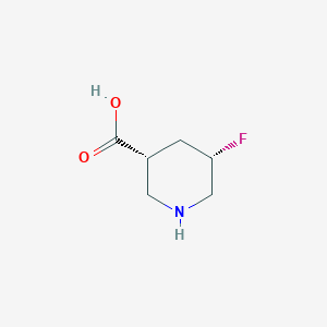 molecular formula C6H10FNO2 B1177234 (3R,5S)-5-fluoropiperidine-3-carboxylic acid CAS No. 147727-14-8