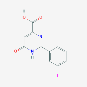 6-Hydroxy-2-(3-iodophenyl)pyrimidine-4-carboxylic acid