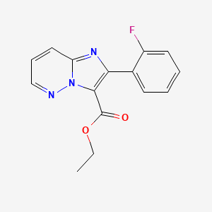 Ethyl 2-(2-fluorophenyl)imidazo[1,2-B]pyridazine-3-carboxylate