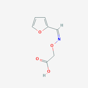 2-(((Furan-2-ylmethylene)amino)oxy)acetic acid