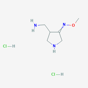 4-(Aminomethyl)pyrrolidin-3-one O-methyl oxime dihydrochloride