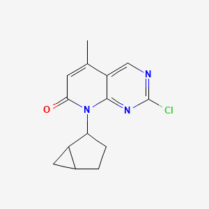 8-(Bicyclo[3.1.0]hexan-2-yl)-2-chloro-5-methylpyrido[2,3-d]pyrimidin-7(8H)-one