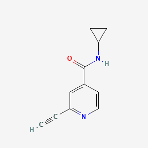 N-Cyclopropyl-2-ethynylisonicotinamide