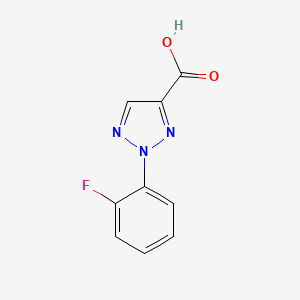 2-(2-Fluorophenyl)-2H-1,2,3-triazole-4-carboxylic acid