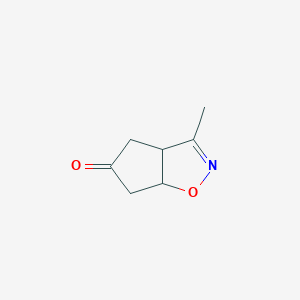 3-Methyl-6,6A-dihydro-3AH-cyclopenta[D]isoxazol-5(4H)-one