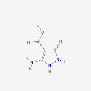 Methyl 5-amino-3-oxo-2,3-dihydro-1H-pyrazole-4-carboxylate