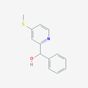 (4-(Methylthio)pyridin-2-yl)(phenyl)methanol