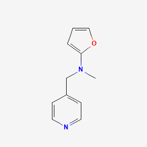 N-Methyl-N-(pyridin-4-ylmethyl)furan-2-amine