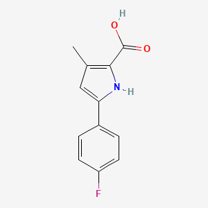 5-(4-Fluorophenyl)-3-methyl-1H-pyrrole-2-carboxylic acid