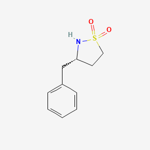 molecular formula C10H13NO2S B11772726 (S)-3-Benzylisothiazolidine 1,1-dioxide 