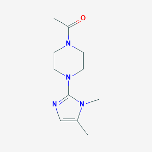 1-(4-(1,5-Dimethyl-1H-imidazol-2-yl)piperazin-1-yl)ethanone