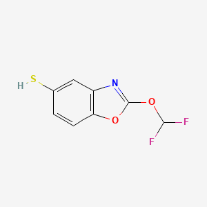 2-(Difluoromethoxy)-5-mercaptobenzo[d]oxazole