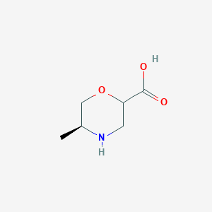 (5S)-5-Methylmorpholine-2-carboxylic acid