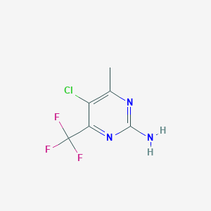 5-Chloro-4-methyl-6-(trifluoromethyl)pyrimidin-2-amine