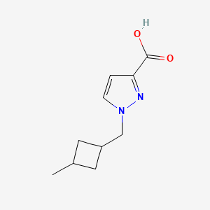 1-((3-Methylcyclobutyl)methyl)-1H-pyrazole-3-carboxylic acid