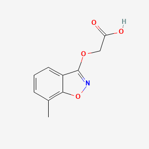 2-((7-Methylbenzo[d]isoxazol-3-yl)oxy)acetic acid