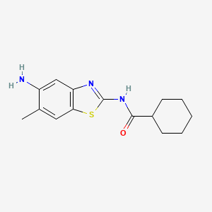 N-(5-Amino-6-methylbenzo[d]thiazol-2-yl)cyclohexanecarboxamide