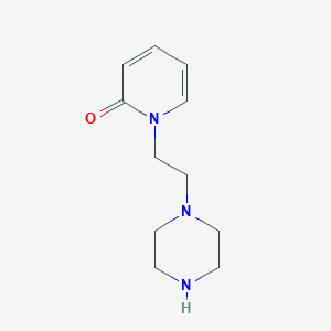 molecular formula C11H17N3O B11772967 1-(2-(Piperazin-1-yl)ethyl)pyridin-2(1H)-one 