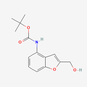 tert-Butyl (2-(hydroxymethyl)benzofuran-4-yl)carbamate