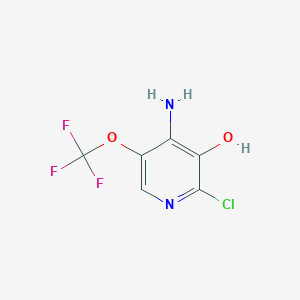 4-Amino-2-chloro-5-(trifluoromethoxy)pyridin-3-ol