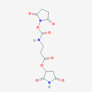 2,5-Dioxopyrrolidin-3-yl 3-((((2,5-dioxopyrrolidin-1-yl)oxy)carbonyl)amino)propanoate