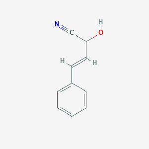 molecular formula C10H9NO B1177357 2-Hydroxy-4-phenyl-3-butenenitrile CAS No. 132617-10-8