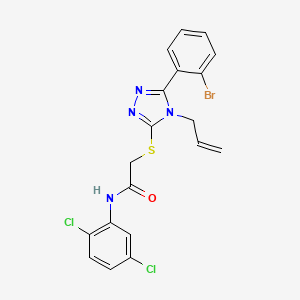 2-((4-Allyl-5-(2-bromophenyl)-4H-1,2,4-triazol-3-yl)thio)-N-(2,5-dichlorophenyl)acetamide